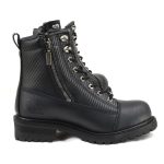 MMCC MB408 Men’s Accelerator Black Leather Biker Boots – Riding Footwear - Image 7