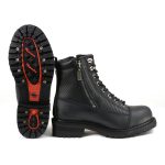 MMCC MB408 Men’s Accelerator Black Leather Biker Boots – Riding Footwear - Image 9