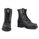 MMCC MB416 Men’s Trooper Black Leather Biker Boots – Riding Footwear - Image 10