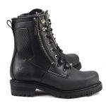 MMCC MB416 Men’s Trooper Black Leather Biker Boots – Riding Footwear - Image 7