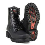 MMCC MB416 Men’s Trooper Black Leather Biker Boots – Riding Footwear - Image 8
