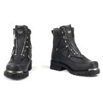 MMCC MB440 Men’s Throttle Black Leather Biker Boots – Riding Footwear - Image 14