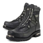 MMCC MB440 Men’s Throttle Black Leather Biker Boots – Riding Footwear - Image 7