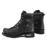 MMCC MB440 Men’s Throttle Black Leather Biker Boots – Riding Footwear - Image 8