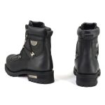 MMCC MB440 Men’s Throttle Black Leather Biker Boots – Riding Footwear - Image 9