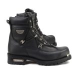 MMCC MB440 Men’s Throttle Black Leather Biker Boots – Riding Footwear - Image 11