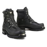 MMCC MB440 Men’s Throttle Black Leather Biker Boots – Riding Footwear