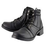 Milwaukee Leather MBK9255 Boys Black Lace-Up Boots with Side Zipper Entry - Image 5