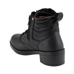 Milwaukee Leather MBK9275 Boys Black Lace-Up Boots with Side Zipper Entry - Image 6