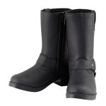 Milwaukee Leather MBK9280 Boys Classic Black Harness Biker Boots - Image 5
