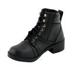 Milwaukee Leather MBK9285 Boys Black Lace-Up Biker Style Boots - Image 5