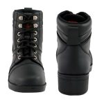 Milwaukee Leather MBK9285 Boys Black Lace-Up Biker Style Boots - Image 3