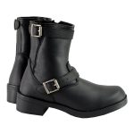 Milwaukee Leather MBK9290 Boys Black Classic Engineer Style Biker Boots - Image 10