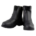 Milwaukee Leather Women’s Black Premium Leather Double Sided Zipper Motorcycle Riding Boots MBL202 - Image 4