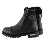 Milwaukee Leather Women’s Black Premium Leather Double Sided Zipper Motorcycle Riding Boots MBL202 - Image 6