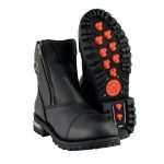 Milwaukee Leather Women’s Black Premium Leather Double Sided Zipper Motorcycle Riding Boots MBL202 - Image 10
