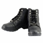 Milwaukee Leather Women’s Black Leather Lace-Up Motorcycle Rider Boots with Side Zipper MBL9300 - Image 6