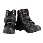 Milwaukee Leather MBL9310 Women’s Lace-Up Black Leather Engineer Motorcycle Rider Boots - Image 4