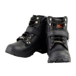 Milwaukee Leather MBL9310 Women’s Lace-Up Black Leather Engineer Motorcycle Rider Boots - Image 5