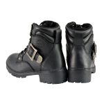 Milwaukee Leather MBL9310 Women’s Lace-Up Black Leather Engineer Motorcycle Rider Boots - Image 8