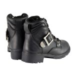 Milwaukee Leather MBL9310 Women’s Lace-Up Black Leather Engineer Motorcycle Rider Boots - Image 9