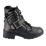 Milwaukee Leather MBL9310 Women’s Lace-Up Black Leather Engineer Motorcycle Rider Boots - Image 10