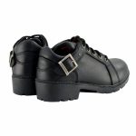 Milwaukee Leather MBL9311 Women’s Black Leather Lace-Up Motorcycle Riding Shoes with Anti-Slip Outsole - Image 8