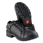 Milwaukee Leather MBL9311 Women’s Black Leather Lace-Up Motorcycle Riding Shoes with Anti-Slip Outsole - Image 11
