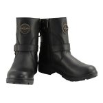 Milwaukee Leather MBL9313 Women’s Black Leather Harness Zip-Up Motorcycle Rider Boots w/ Back Laces - Image 10