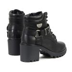 Milwaukee Leather MBL9316 Women’s Black Leather Lace-Up Motorcycle Biker Riding Boot with Harness Ring - Image 7