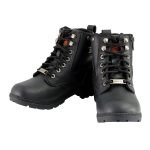 Milwaukee Leather MBL9320W Women’s Black Premium Leather Wide-Width Lace-Up Motorcycle Rider Boots - Image 10