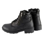 Milwaukee Leather MBL9320 Women’s Premium Black Leather Lace-Up Motorycle Riding Boots with Side Zipper - Image 5