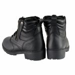 Milwaukee Leather MBL9320 Women’s Premium Black Leather Lace-Up Motorycle Riding Boots with Side Zipper - Image 6