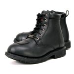 Milwaukee Leather MBL9322 Women’s Premium Black Leather Classic Lace-Up Motorcycle Riding Biker Boots - Image 4