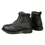 Milwaukee Leather MBL9322 Women’s Premium Black Leather Classic Lace-Up Motorcycle Riding Biker Boots - Image 5