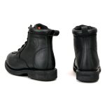 Milwaukee Leather MBL9322 Women’s Premium Black Leather Classic Lace-Up Motorcycle Riding Biker Boots - Image 6