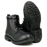 Milwaukee Leather MBL9322 Women’s Premium Black Leather Classic Lace-Up Motorcycle Riding Biker Boots - Image 9
