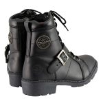 Milwaukee Leather MBL9325 Women’s Premium Black Lace-Up Classic Leather Motorcycle Biker Boots w/ Side Zipper - Image 8