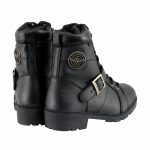 Milwaukee Leather MBL9326WP Women’s Premium Black Leather Lace-Up Waterproof Motorcyle Rider Boots - Image 8