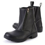 Milwaukee Leather MBL9327 Women’s Black Leather Motorcycle Riding Boots with Dual Zipper Closure - Image 6