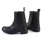 Milwaukee Leather MBL9327 Women’s Black Leather Motorcycle Riding Boots with Dual Zipper Closure - Image 7