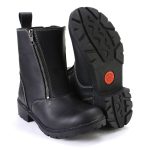 Milwaukee Leather MBL9327 Women’s Black Leather Motorcycle Riding Boots with Dual Zipper Closure - Image 2