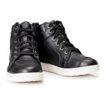 Milwaukee Leather Women’s Thorn Black Leather Motorcycle Riding Shoes with Ankle Support – Shift Protection – MBL9329