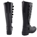 Milwaukee Leather MBL9395 Women’s Black Leather 17-Inch Side Strap Riding Motorcycle Boots with Side Zipper - Image 14