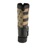 Milwaukee Leather MBL9363 Women’s Stars and Stripes Black with Tan Leather Motorcycle Rider Harness Boots - Image 7