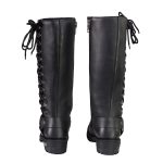 Milwaukee Leather Women’s Wide-Width Classic Black Leather 14-Inch Harness Square Toe Tall Motorcycle Boots MBL9365W - Image 13