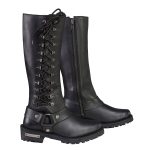 Milwaukee Leather Women’s Wide-Width Classic Black Leather 14-Inch Harness Square Toe Tall Motorcycle Boots MBL9365W - Image 16