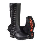 Milwaukee Leather Women’s Wide-Width Classic Black Leather 14-Inch Harness Square Toe Tall Motorcycle Boots MBL9365W - Image 8