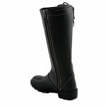 Milwaukee Leather MBL9370 Women’s Black 17-Inch Lace Side Leather Boots with Contrast White Stitching - Image 6