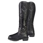 Milwaukee Leather MBL9371 Women’s Black 18-Inch Leather Studded and Riveted Western Style Motorcycle Boots - Image 7